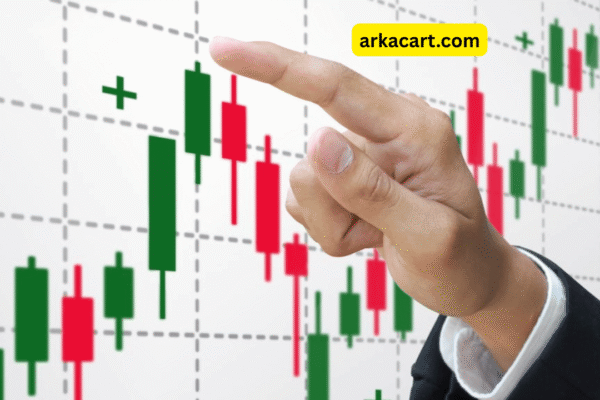 Five blunders rookie CFD traders frequently make A confused young trader looking at stock charts on multiple monitors with error alerts and red down arrows, symbolizing CFD trading mistakes.